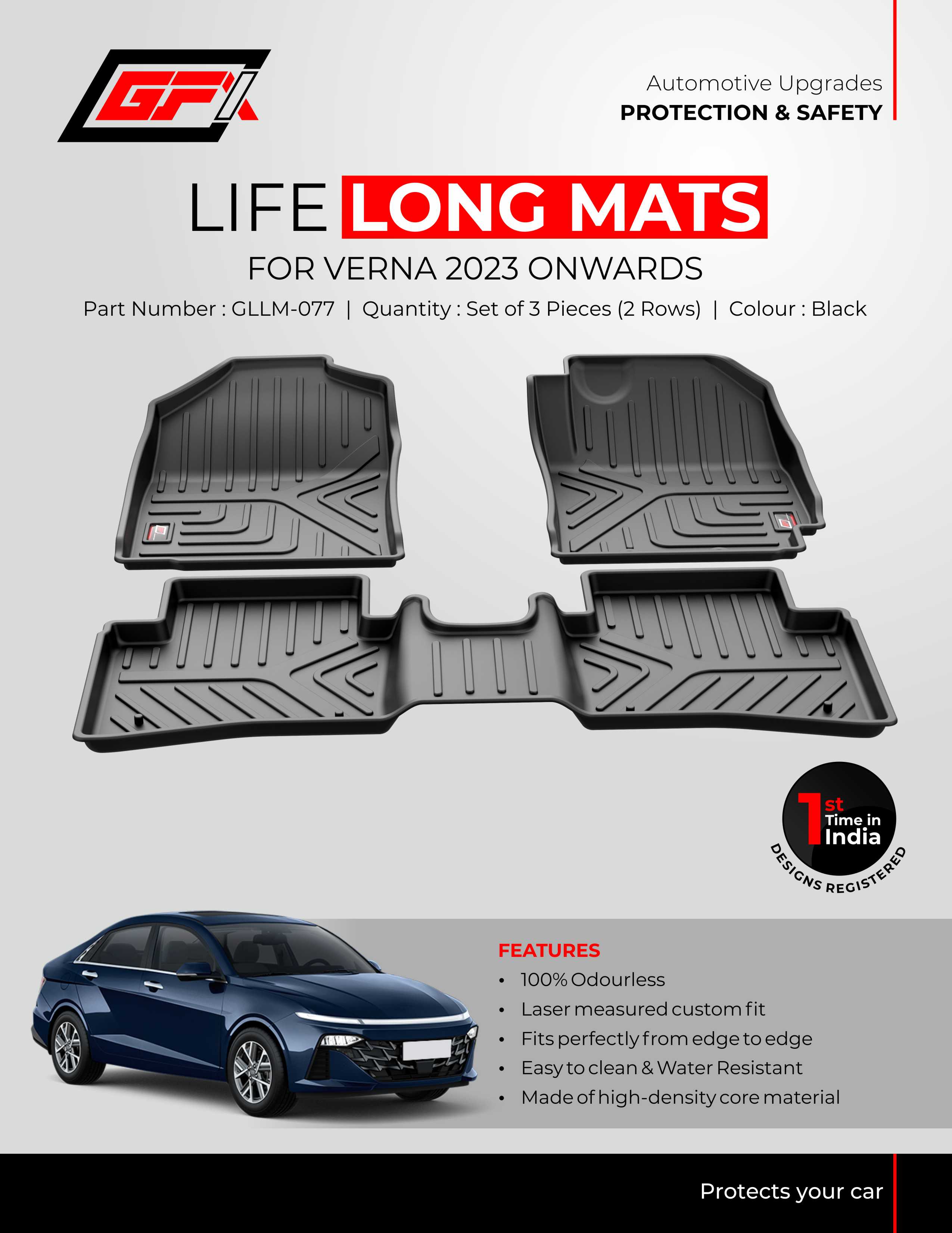 GFX Mat Hyundai Verna 2023 onwards
