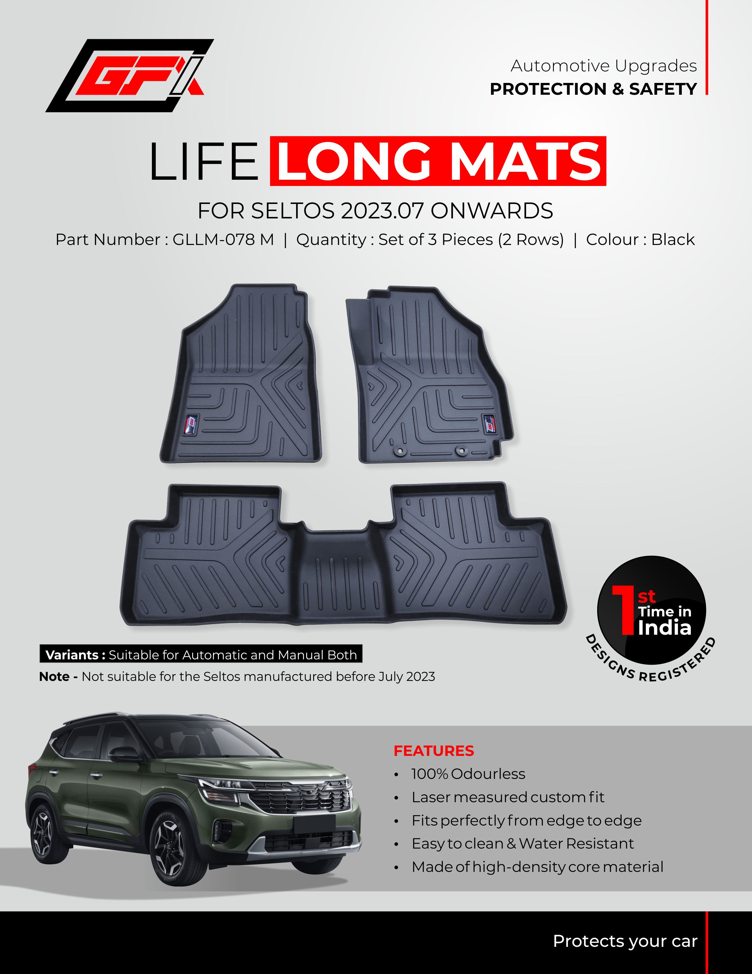 GFX Mat Kia Seltos 2023 onwards