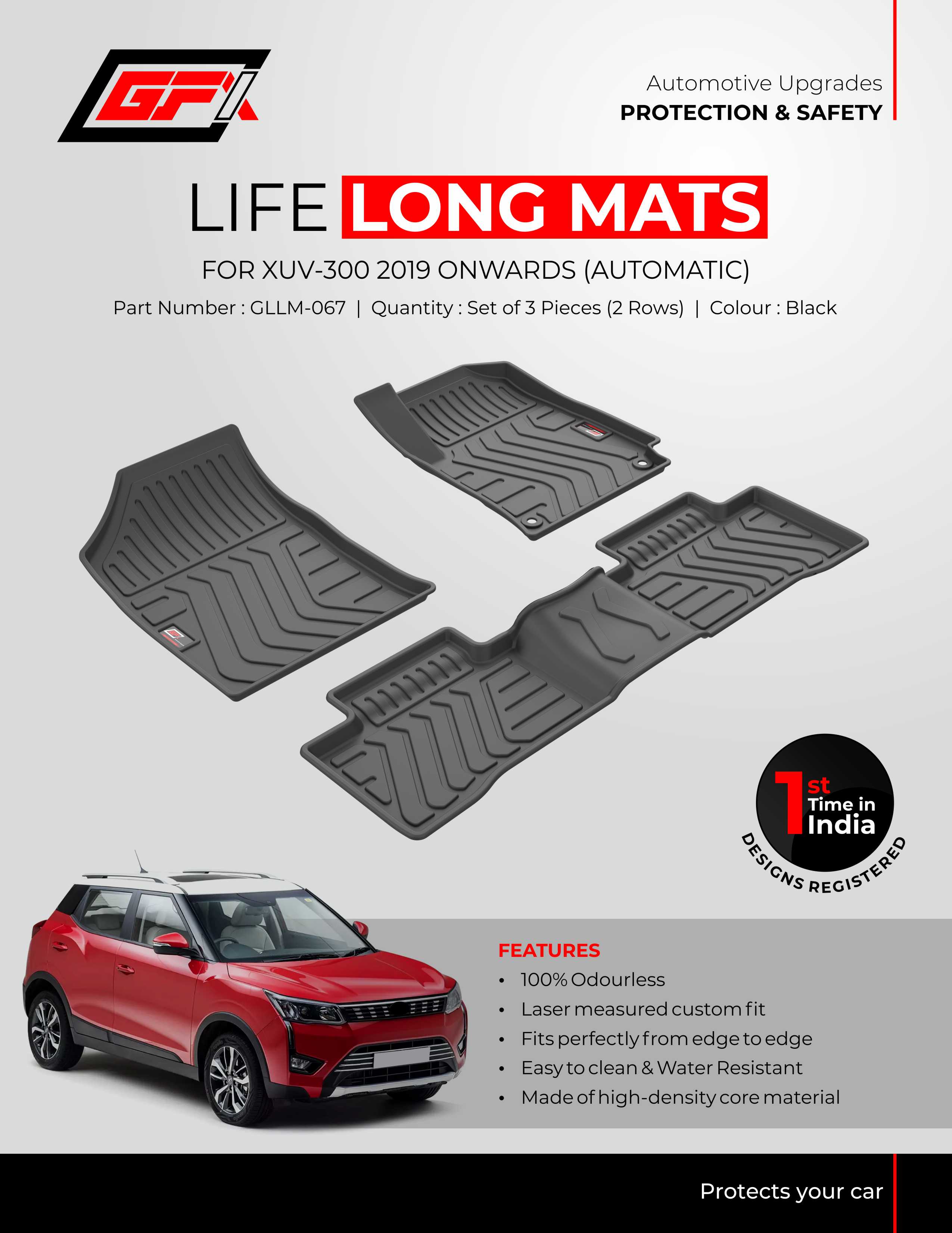 GFX Mat Mahindra XUV300 Automatic