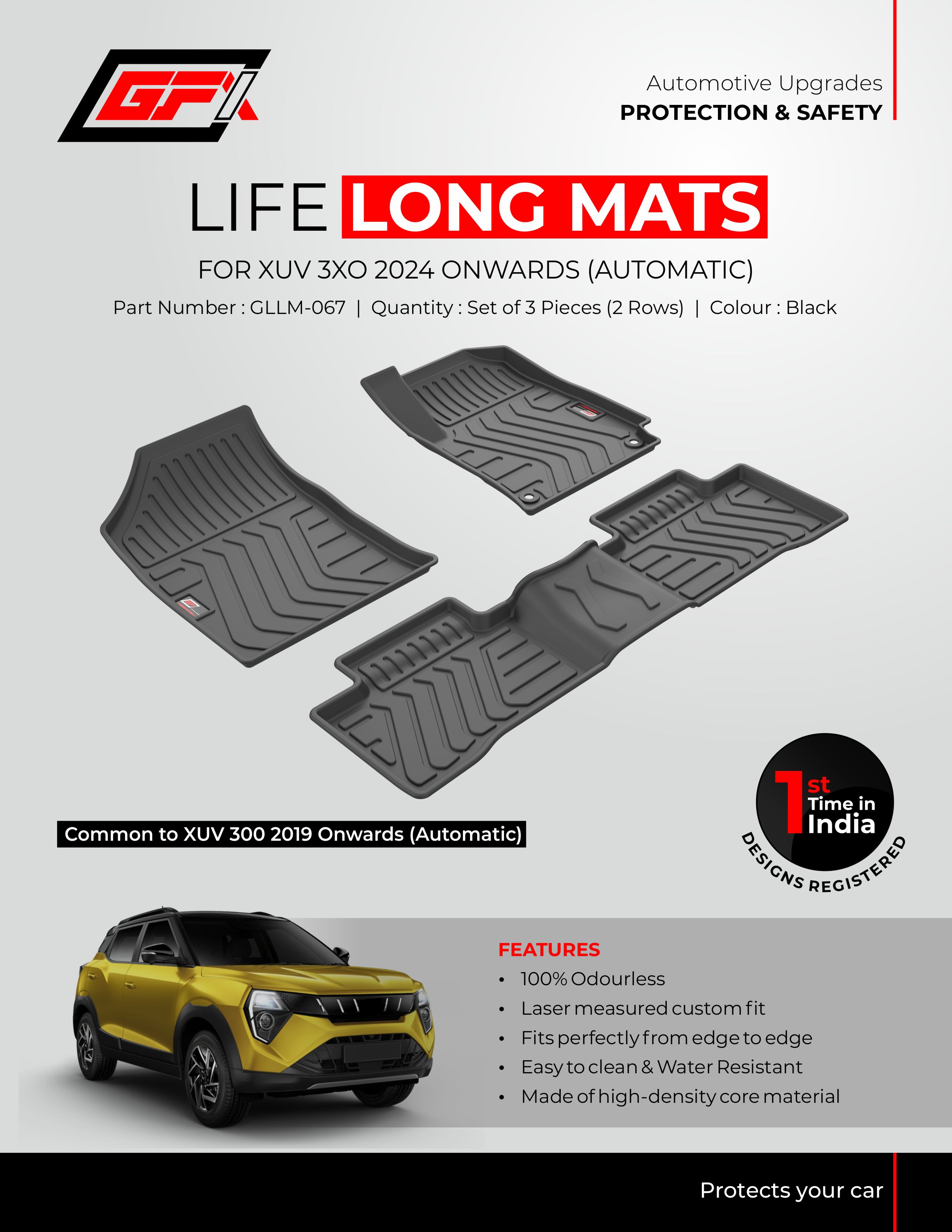 GFX Mat Mahindra XUV3XO Automatic