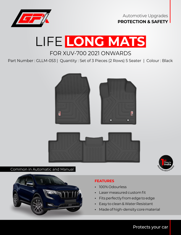 GFX Mat Mahindra XUV700 5seater