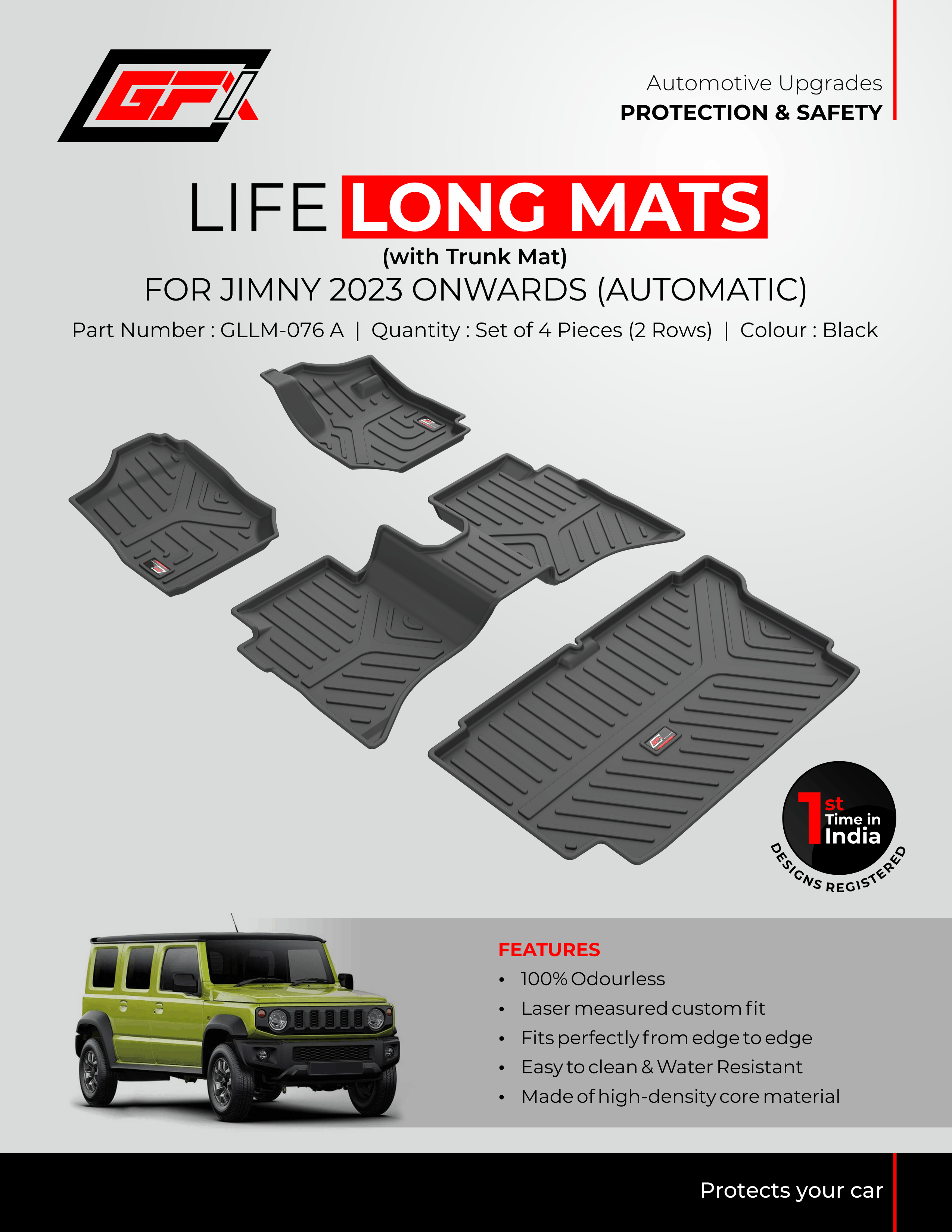 GFX Mat Maruti Jimny Automatic