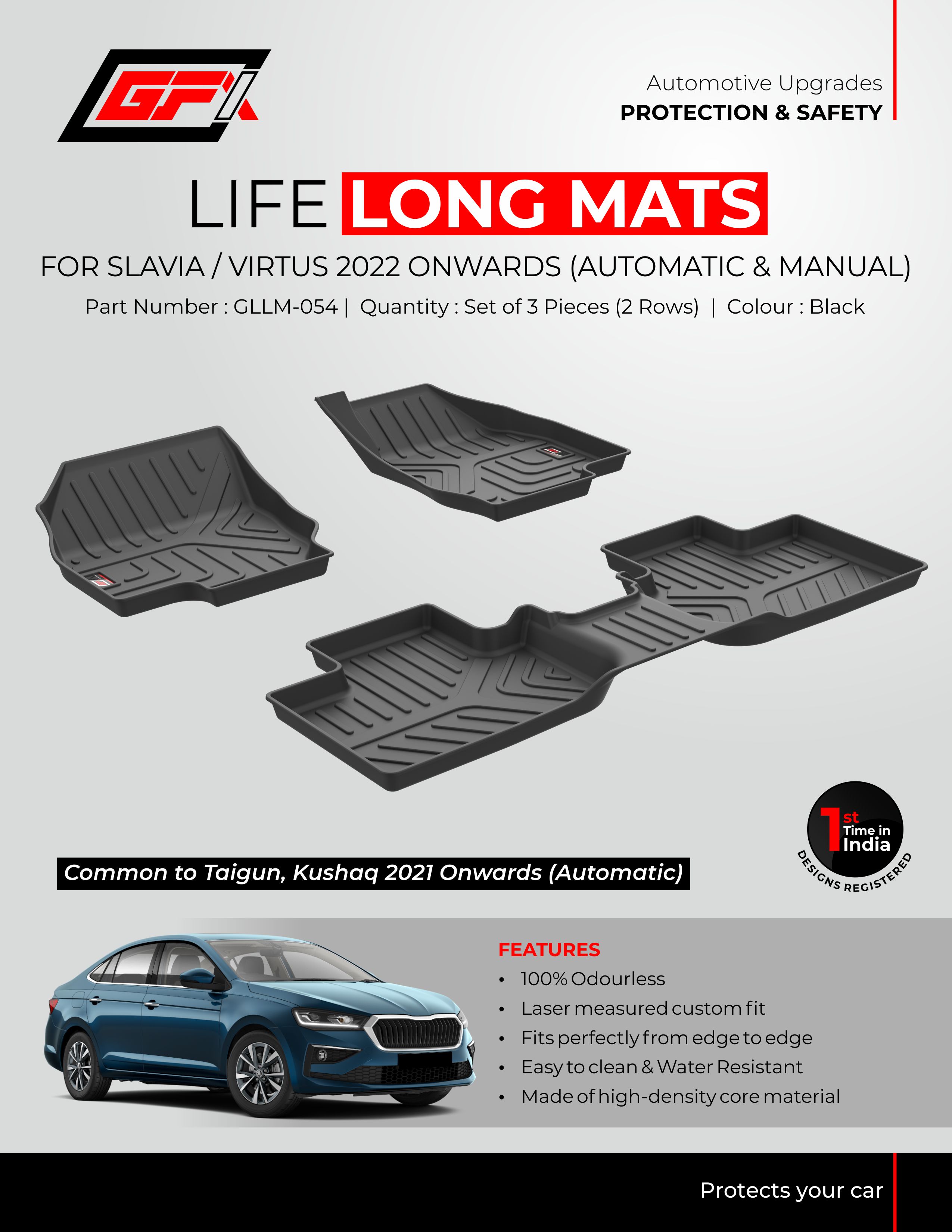 GFX Mat Skoda Kushaq Salavia